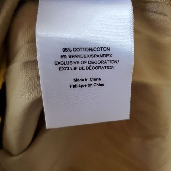 TORY BURCH Women's Mini Dress Beige Size 2 - Picture 6 of 6